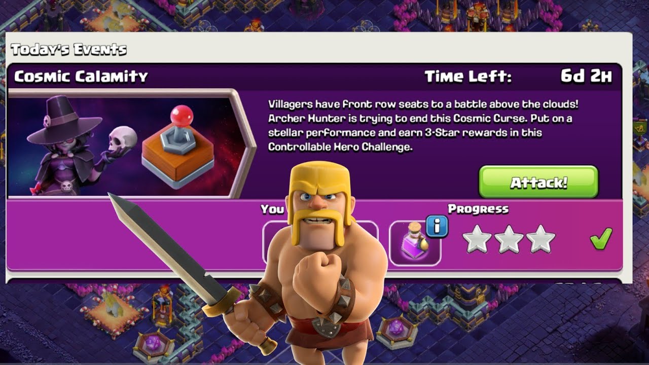 Clash of clans New event 3 star___clash daku