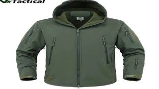Military Shark Skin Soft Shell Jackets Men Tactical Windproof Waterproof Jacket Men Army C screenshot 4