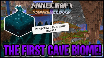 Minecraft 1.17 Dripstone Cave & Skulk Sensors! SNAPSHOT 20W49A (Caves and Cliffs Update)
