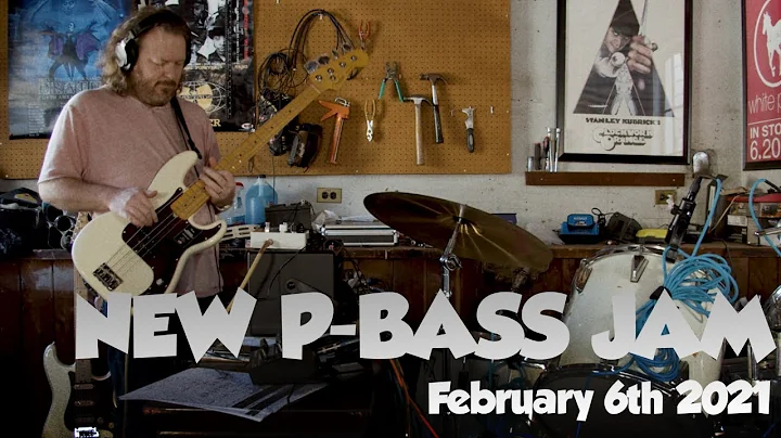 New Fender Professional 2 P-Bass Jam with the Boss...