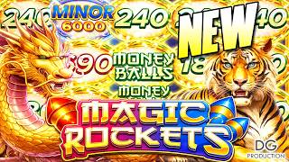 🚨NEW🚨MAGIC ROCKETS DRAGON TIGER SLOT MACHINE LAS VEGAS CASINO GAME LIVE PLAY IRL OMG BIG BANG SECRET screenshot 1