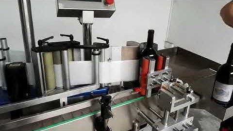 Plc Control Round Bottle Label Sticker Machine Automatic Labeling Machine