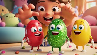 Three Little Toy Jelly Beans Shake Shake Av1 Rimas Infantiles Y Canciones Para Niños