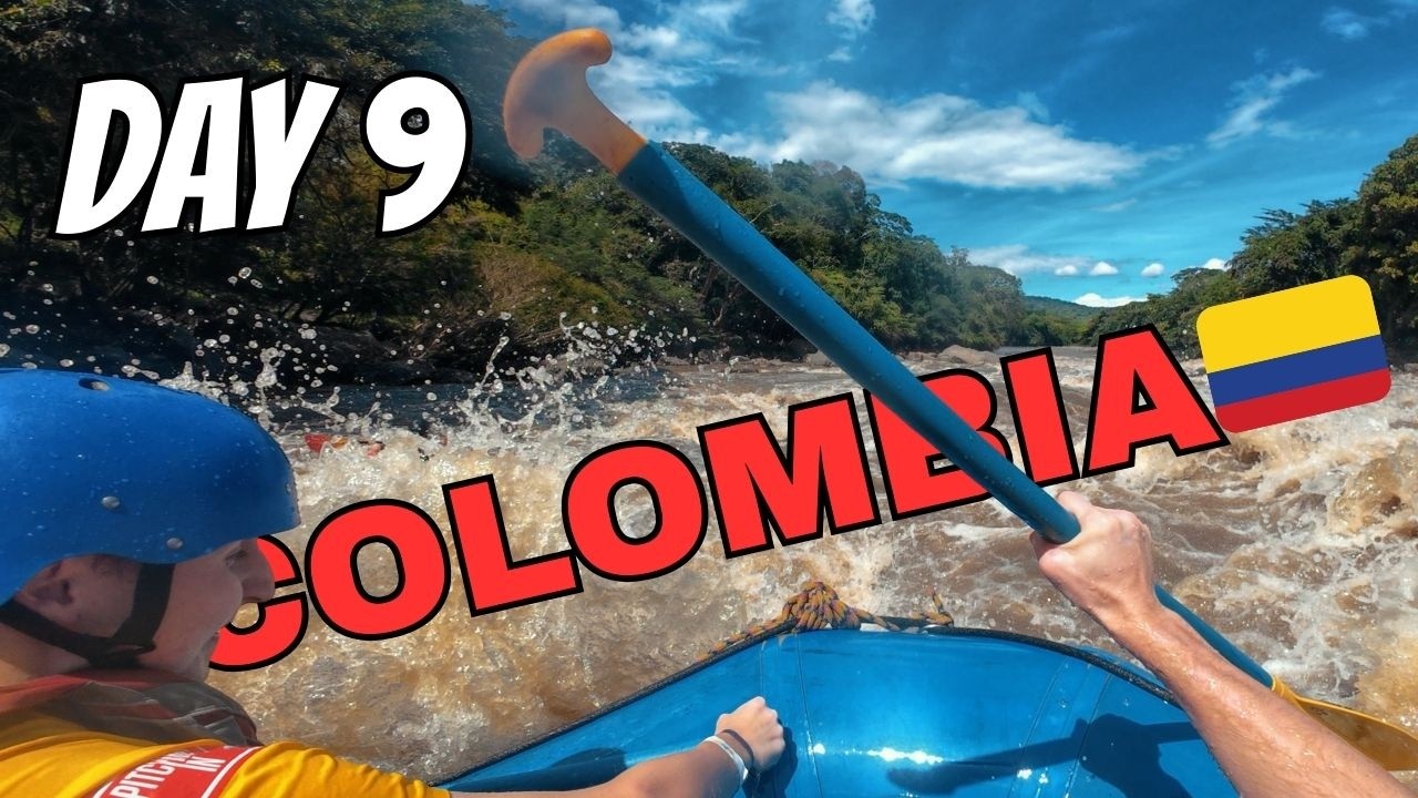 Whitewater Rafting POV 🇨🇴 Solo Traveling Colombia
