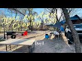 Nice warm weather camping at Burnet Texas - Day 1