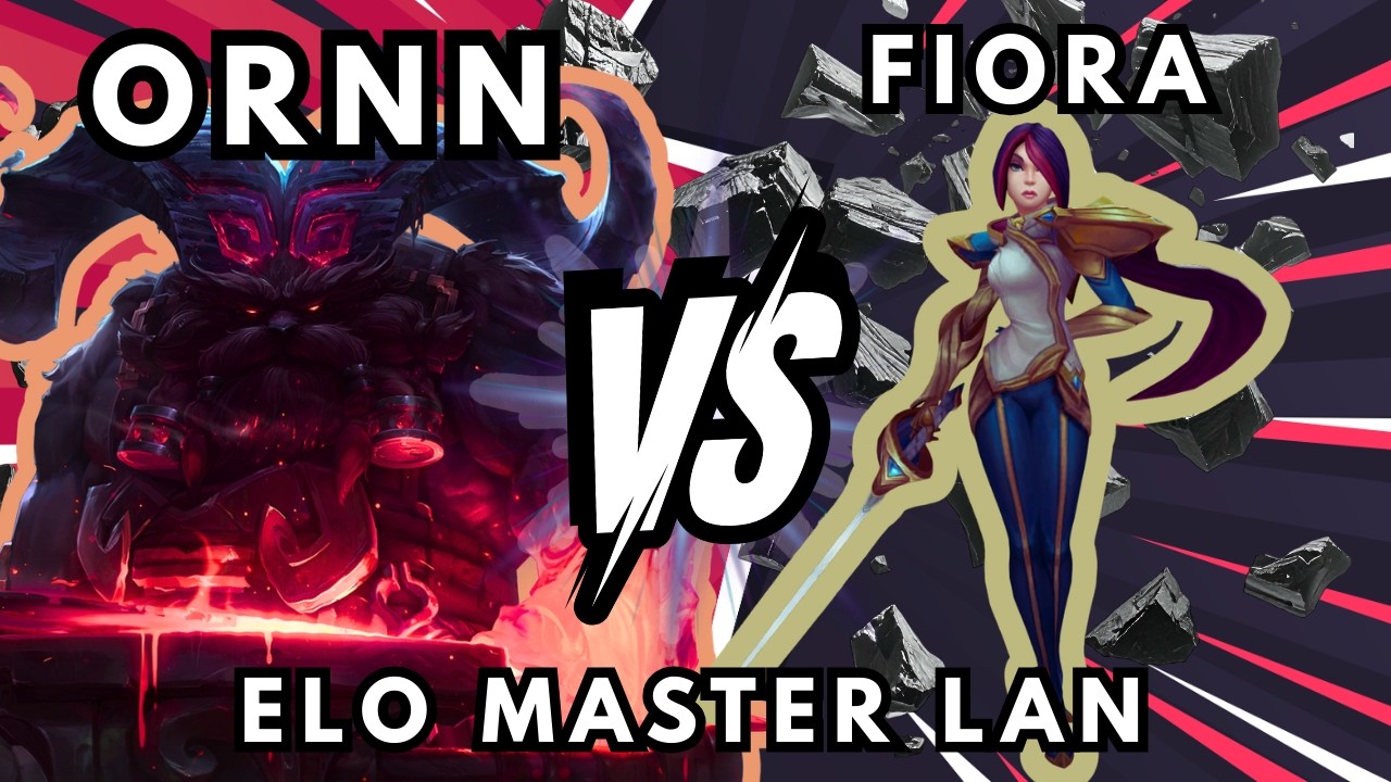 Ornn vs FIora | Aprende a jugar la linea, no a ganarle a Fiora!