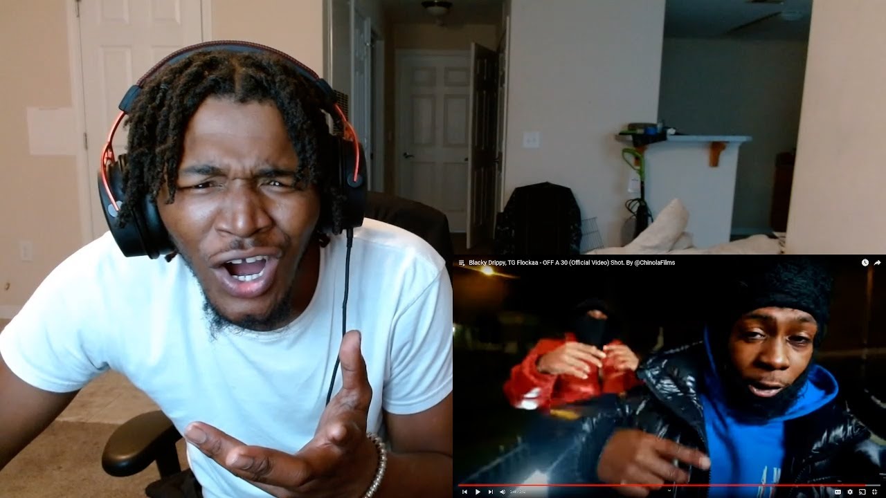 Blacky Drippy TG Flockaa - OFF A 30 REACTION!! IS HE SPANISH?? - YouTube