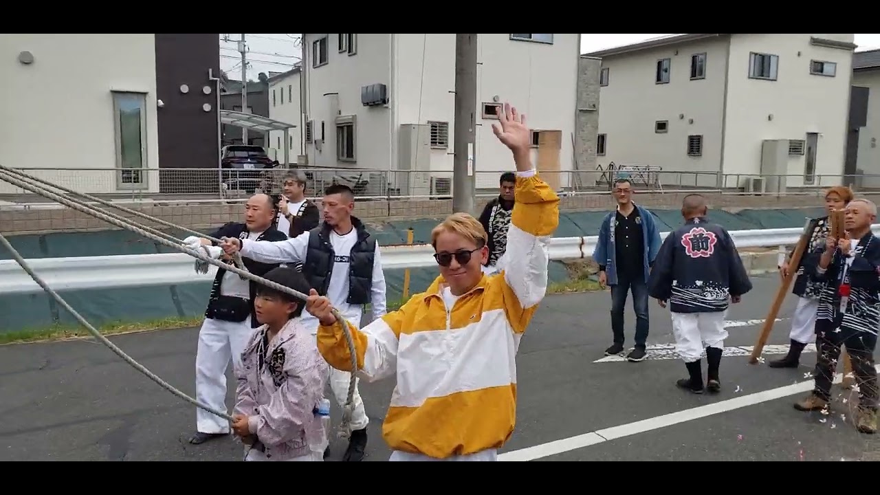 2024.10.27 乙島 戸島神社秋季例大祭 前新田支部 町内御礼巡行