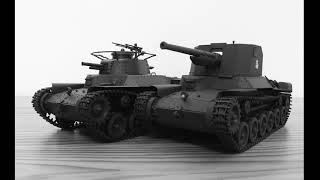 タミヤ ９７式戦車チハ、一式砲戦車ホニ、戦車模型プローモーション 日本陸軍戦車 チハたん