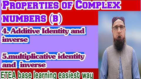 class 1st year | maths | chapter 1 | properties of complex numbers(b) additive multiplicative | 2020