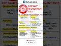 RRC Recruitment 2025 | Indian Railways | New Vacancy | Daily Job Alerts #shorts