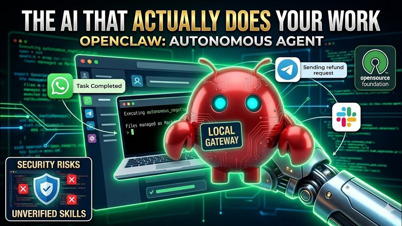 OpenClaw: The AI Agent That Controls Your Computer - YouTube