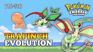 How To Evolve Trapinch Into Vibrava And Flygon In Pokemon Emerald | Hoenn Pokedex How To Evolve Trapinch Into Vibrava And Flygon In Pokemon Emerald | Hoenn Pokedex