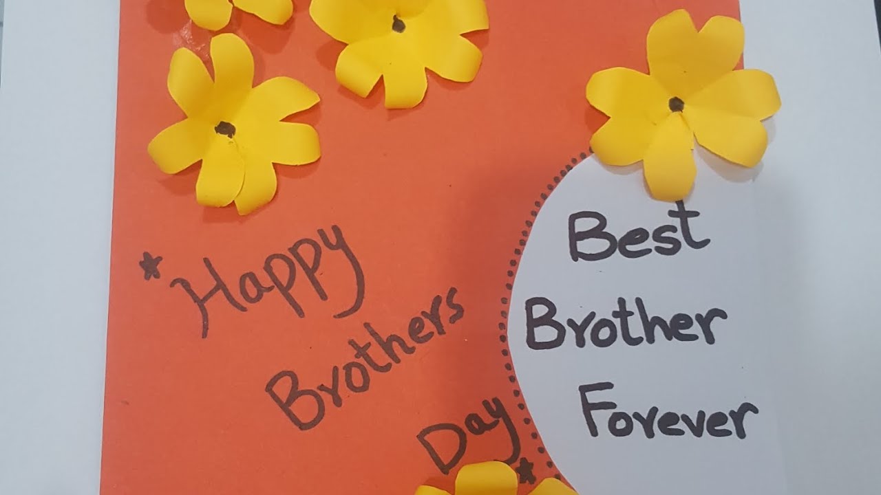 Happy Brothers Day Origami Paper gift box Happy Brothers Day Card
