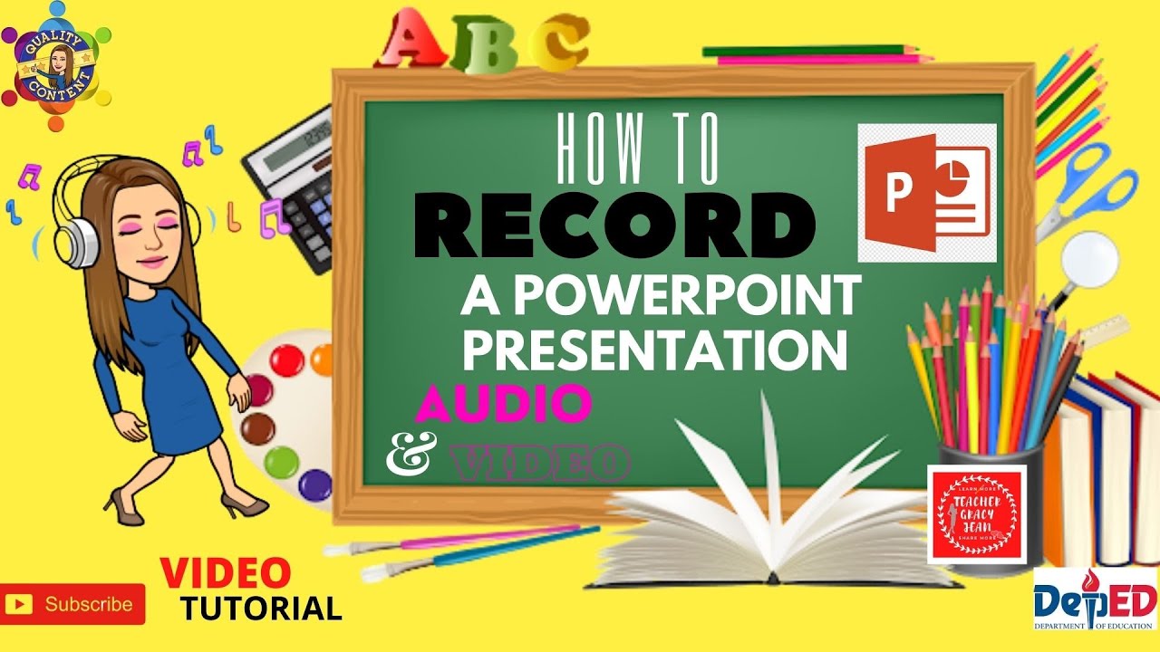 how to record presentation in powerpoint with audio