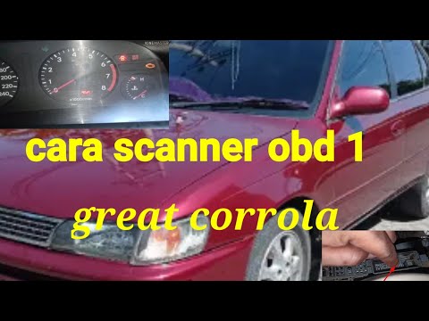 #dunia otomotif mobil cara mudah scanner obd1 great corrola