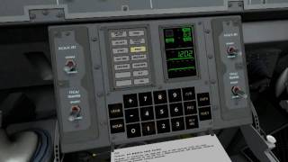 Eagle Lander 3D PDI showing DSKY