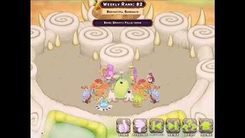 Gravity falls theme song on my singing monsters!