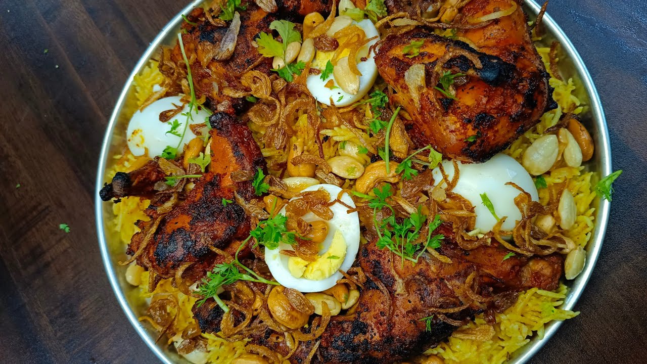 chicken tandoori kabsa rice arbi style mandi by RUKS kitchen#kabsarice😋 ...