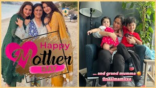 Sania Mirza and Anam Mirza wishing her mom at Mother day / Sania Mirza at mothers day event