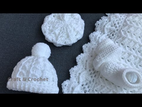 Easy crochet baby hat/craft & crochet hat 606