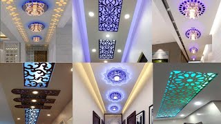 ديكورات جبس ممرات ومداخل 2022 تصاميم ممرات خشب لايزر cnc Gypsum designs for corridors and entrances