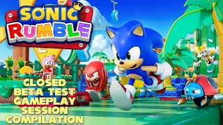 Sonic Rumble - Closed Beta Test Gameplay Session Compilation