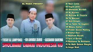 SHOLAWAT MERDU ADZANDO DAVEMA ⚫ KH ANWAR ZAHID ⚫ YUSUF AL LAMPUNGI | FULL ALBUM SHOLAWAT MERDU 2024