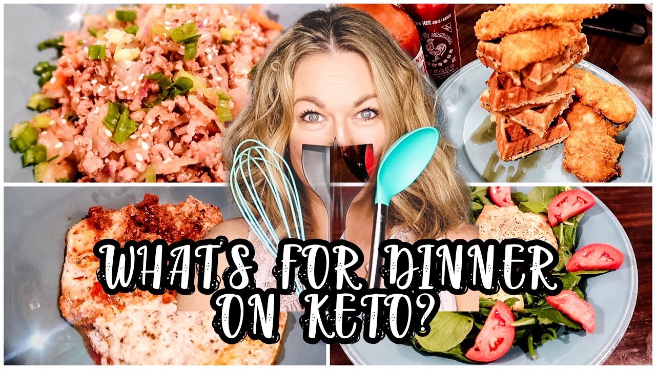 WHAT'S FOR DINNER ON KETO? | WHAT TO EAT KETO DIET? | EASY KETO MEALS