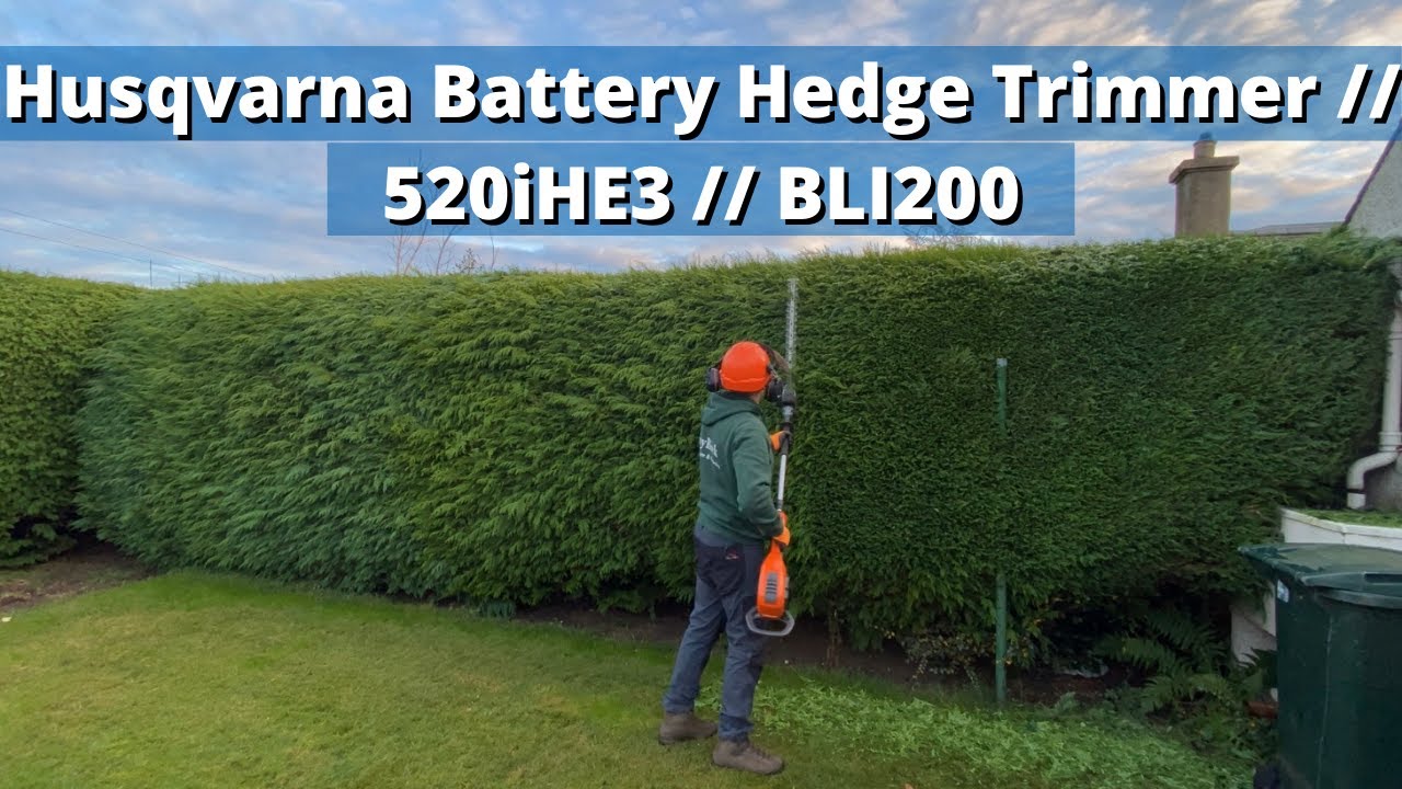 Husqvarna Battery Equipment // 520iHE3 // BLI200 // YouTube