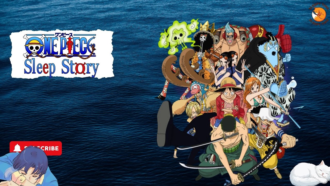 🌙 One Piece Sleep Story | Relaxing Island Adventure with the Straw hats| ASMR Calm