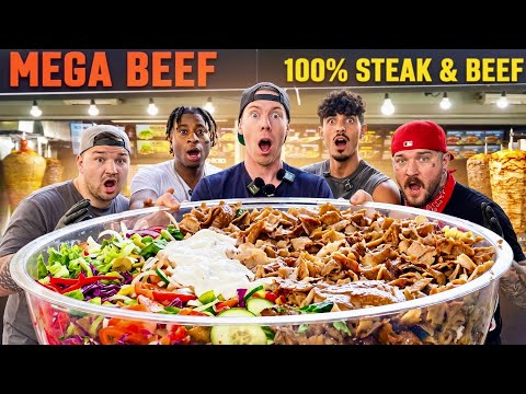 OVER 15KG MEGA BOWL! 😳 Can we complete Germany's biggest DÖNER KEBAB FOOD CHALLENGE? 🥙