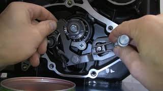 Honda CBX -- Teil 37 -- Schaltung und Kupplung einbauen