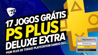 LISTA DE JOGOS GRÁTIS DA NOVA PS PLUS EXTRA REVELADA !!! NOVA PLUS PIOR QUE  PS NOW !!! DEU TRETA 