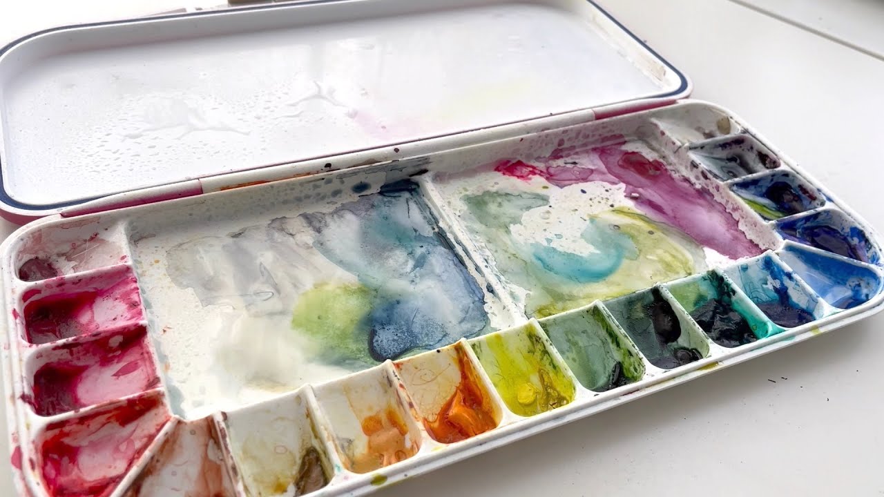 Watercolor Paint Palette