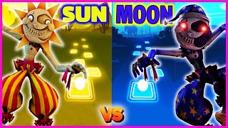 SUN  VS  MOON - FNAF Security Breach Song | Tiles Hop: EDM Rush! screenshot 2