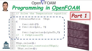Programming in OpenFOAM: Adding energy equation Part 1