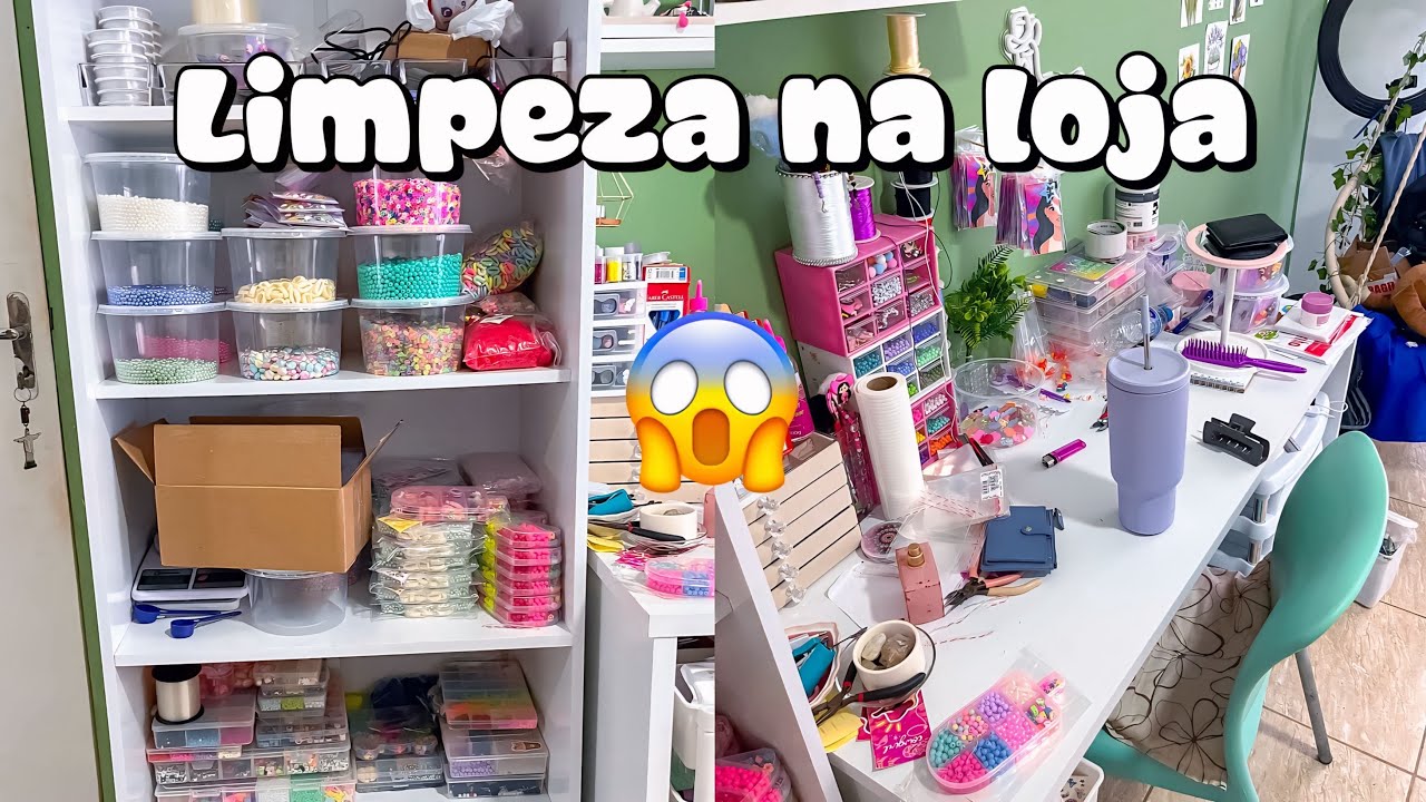 FIZ UMA MEGA FAXINA NA LOJA😍