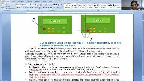 Lecture 24 Shneiderman’s Eight golden rules of interface design