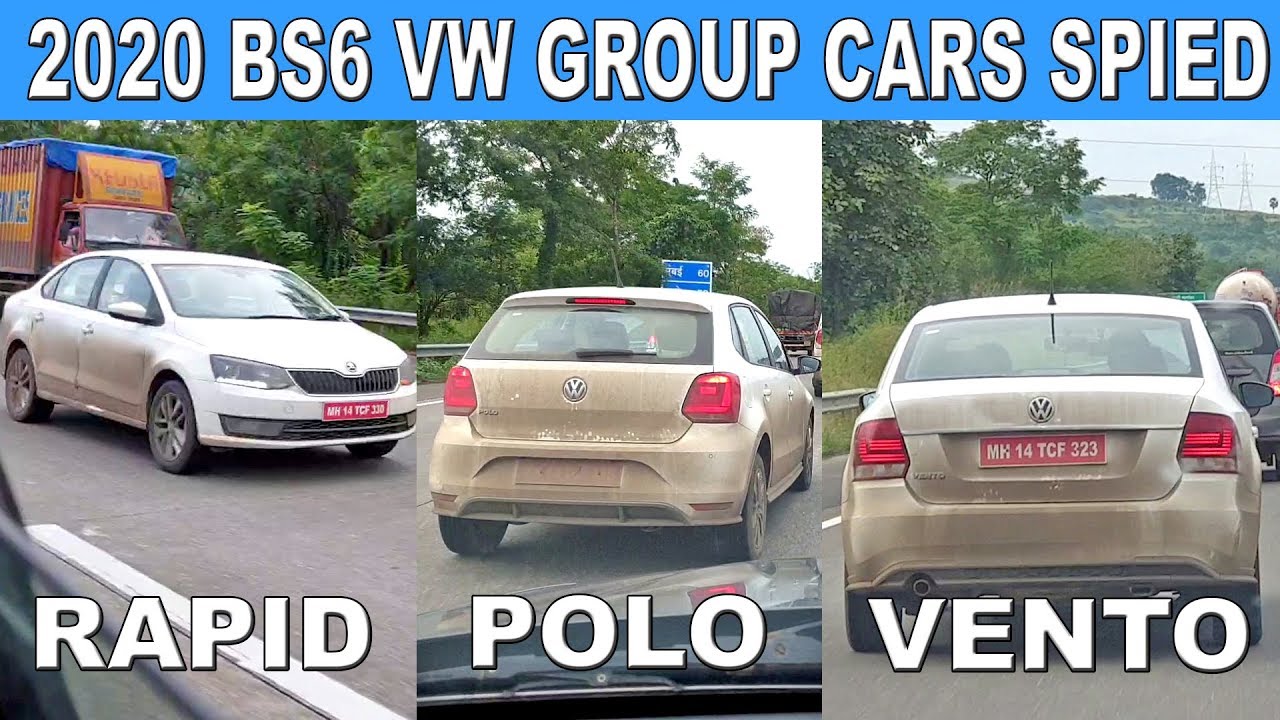 2020 Polo Vento And Rapid BS6 Spied