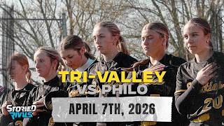 SOFTBALL | Tri-Valley vs Philo - HIGHLIGHT