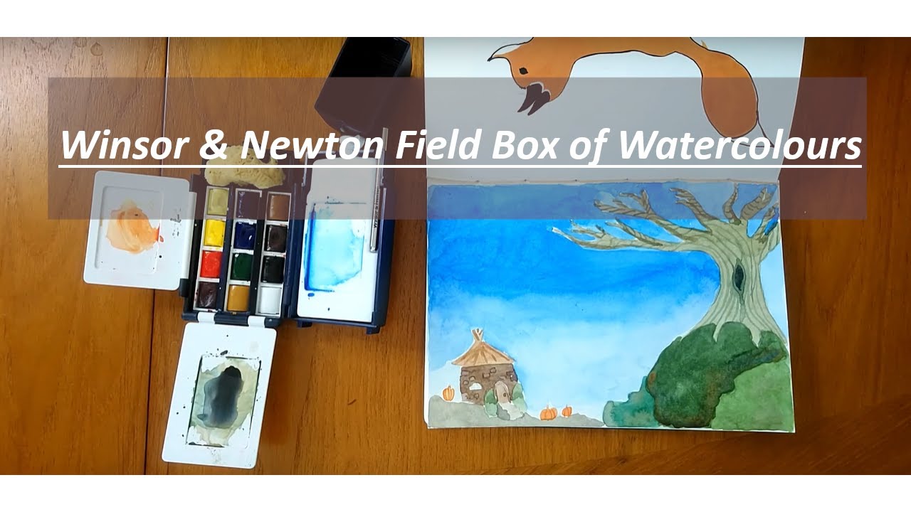 Unbox & Swatch - Winsor & Newton Field Box Watercolor Set 