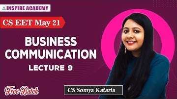 Business communication lecture 11