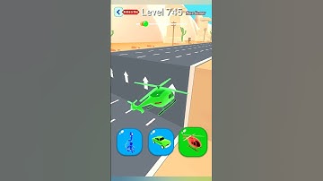 Shape-shifting Gameplay Master Level 745 Gameplay iOS,Android New Beamng drive #shortsfeed #shorts