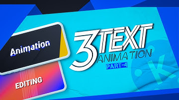 🔥3 Dope Text Animation in Kinemaster | Text Effect in Kinemaster | Part-4