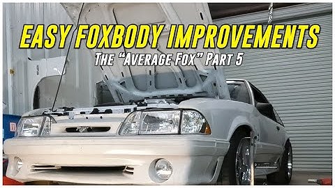 Improve your Foxbody Mustang with Easy & Affordable Parts! #sweatequity