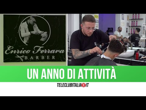 Giugliano, "Enrico Ferrara Barber" festeggia un anno di attività