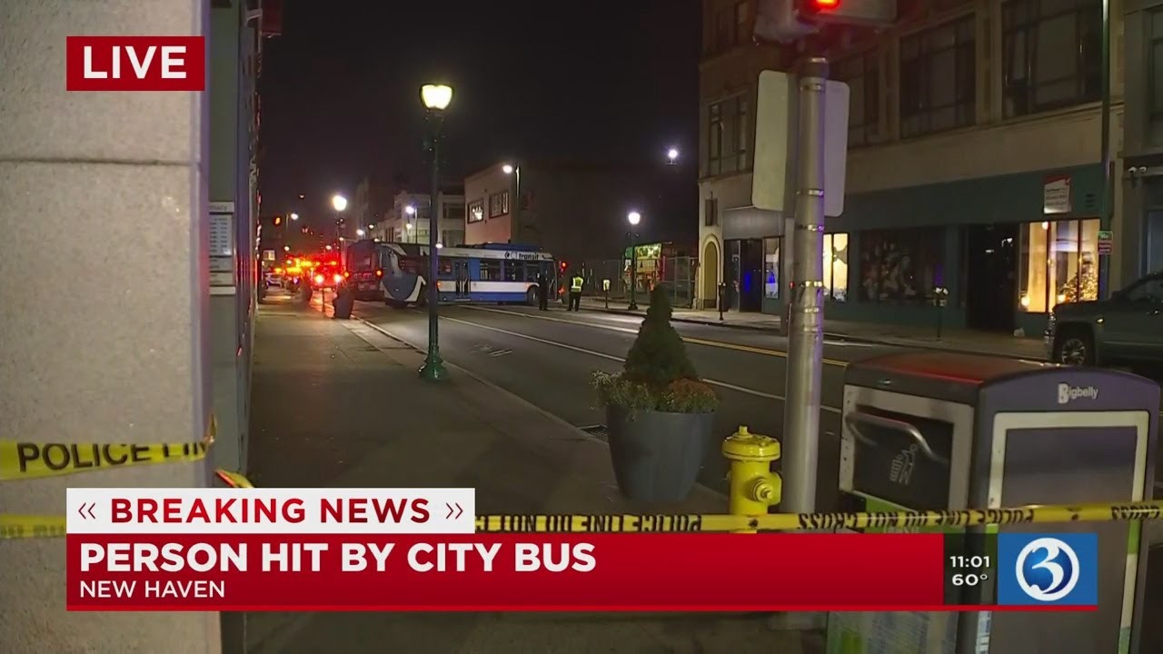 Video: Woman killed by CT Transit bus in New Haven - YouTube