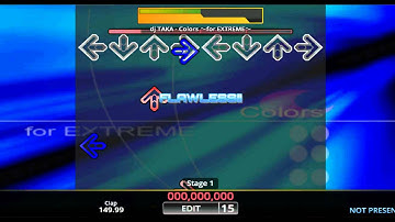 [DDR EDIT/DP] Colors ~for EXTREME~ / dj TAKA (Lv. 15)