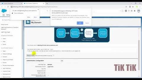How do I activate my domain in Salesforce 2020?